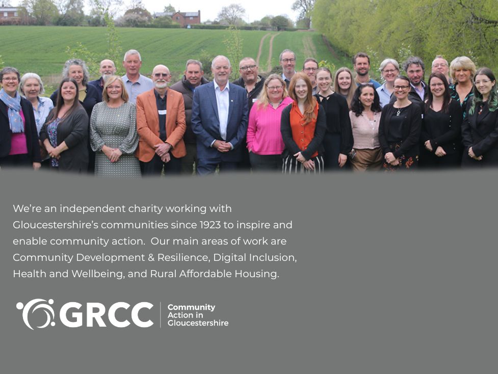 We’re an independent charity working with Gloucestershire’s communities since 1923 to inspire, enable, and deliver community action.